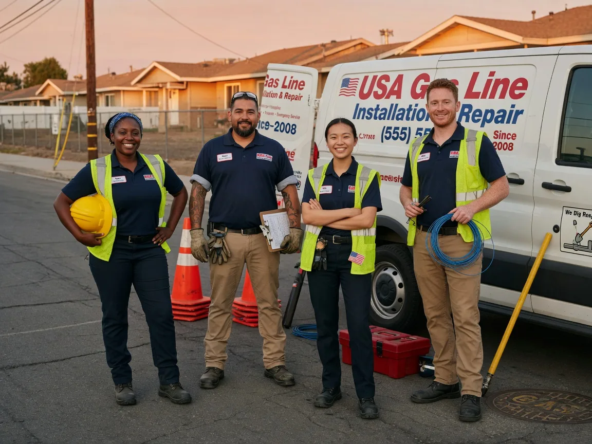 Gas Line Installation company in Auburntown, TN